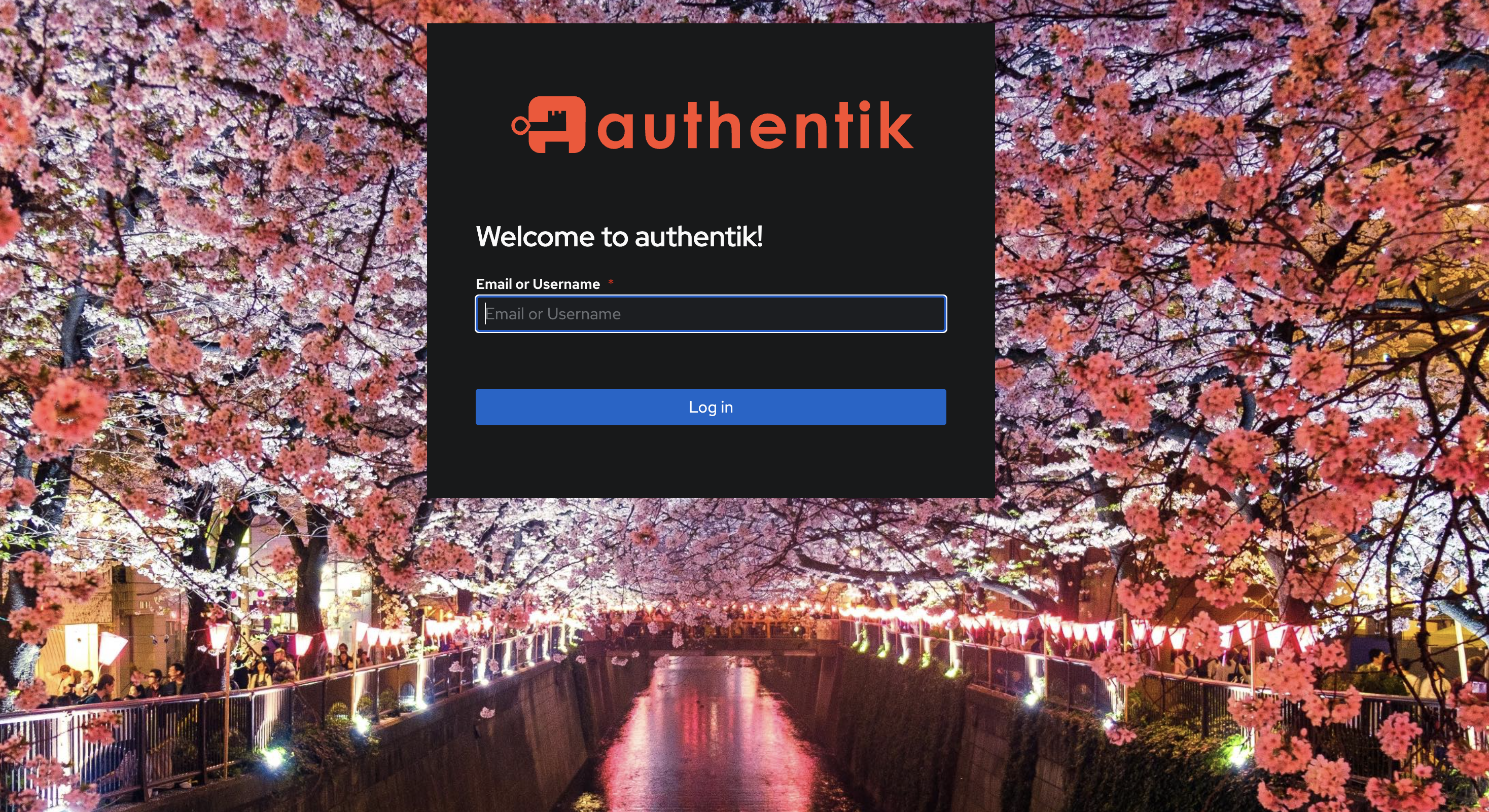 authentik-login-page